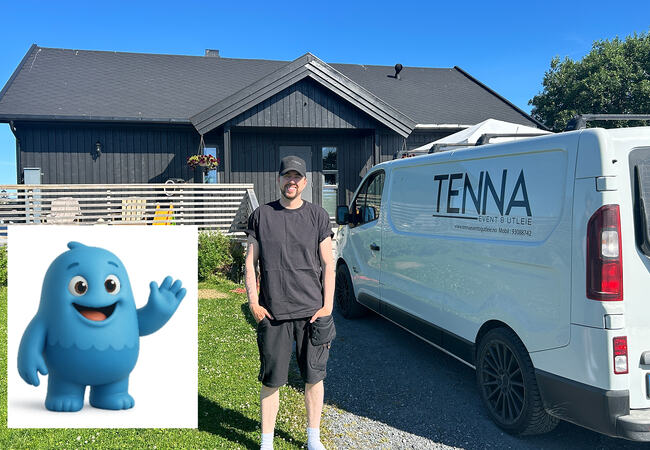 Christian med Bølge