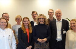 Dataprioriteringsrådet samlet for første gang. Foto: Digitaliserings- og forvaltningsdepartementet Gruppebilde av Dataprioriteringsrådet.
