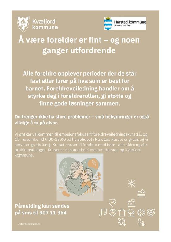 Plakat - å være forelder