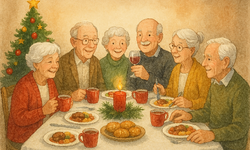 Illustrasjonsbilde julebord