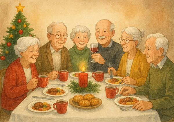 Illustrasjonsbilde julebord