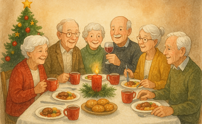 Illustrasjonsbilde julebord