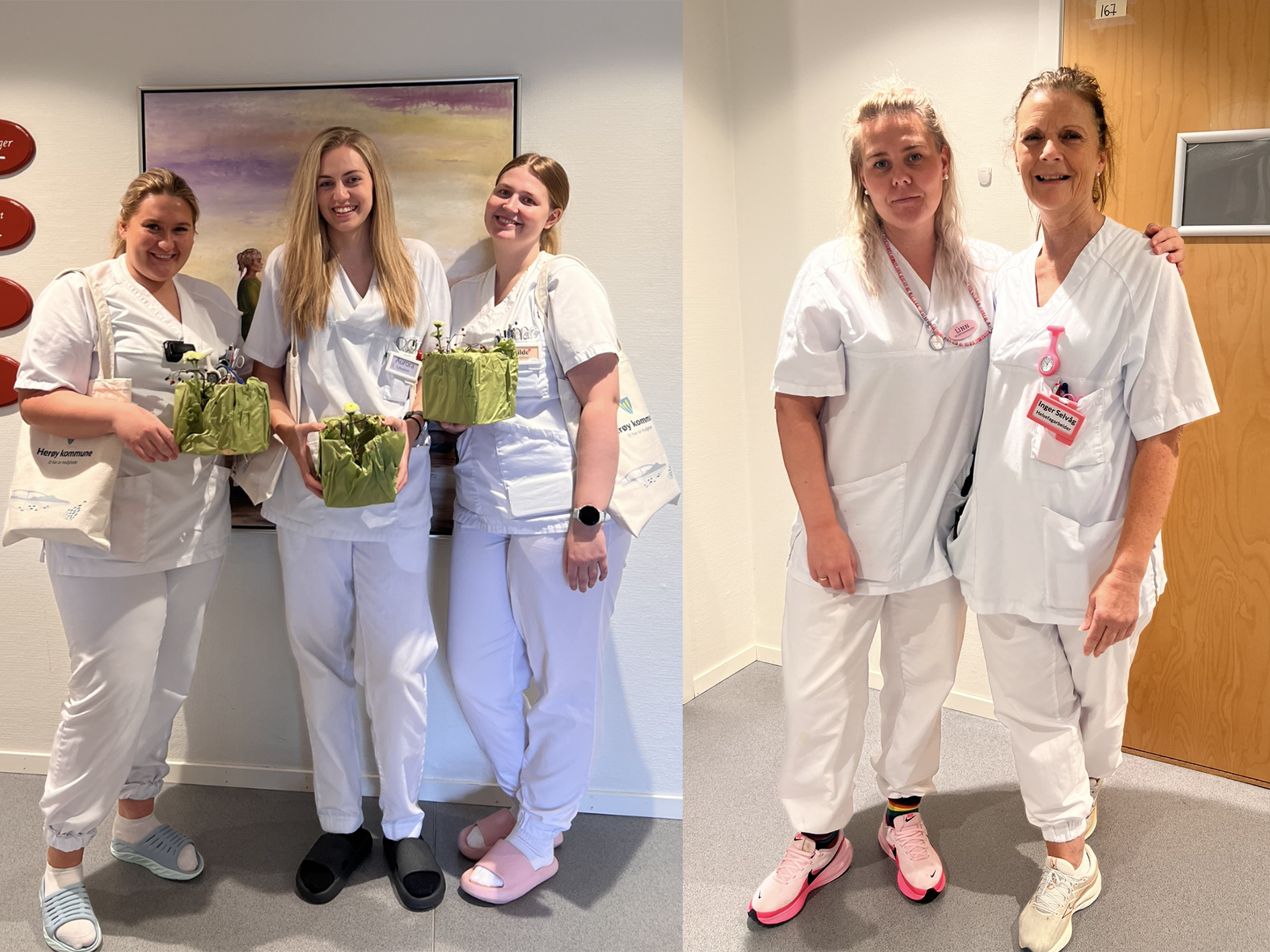 Nye sykepleiere og helsefagarbeidere