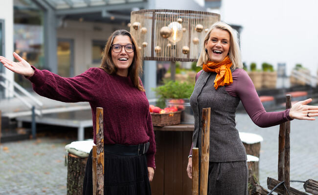 Foto av Monica Østenheden og Henriette Enger