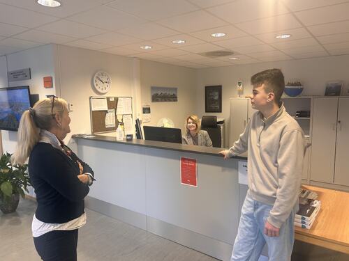 Nikolai var ordfører for en dag_resepsjon