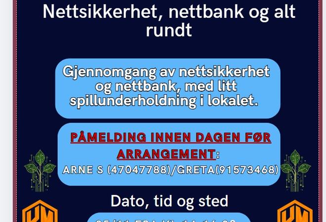 Digital veileding 25/11 og 5/12 Digital veiledning plakat