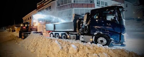 Illustrasjonsfoto: Brøyting - Harstad kommune