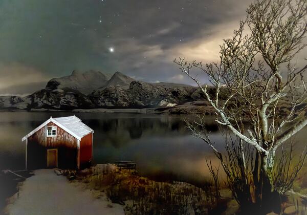 Natt på Staulen. (Foto: Janne Kværne)