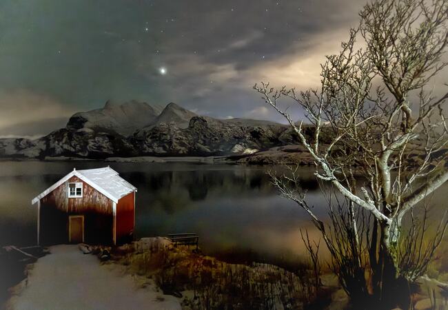 Natt på Staulen. (Foto: Janne Kværne)