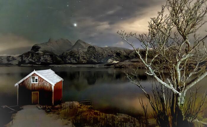 Natt på Staulen. (Foto: Janne Kværne)