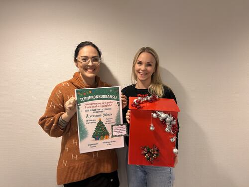 Tegnekonkurranse på barnetrinnet 2025_Erika og Karine