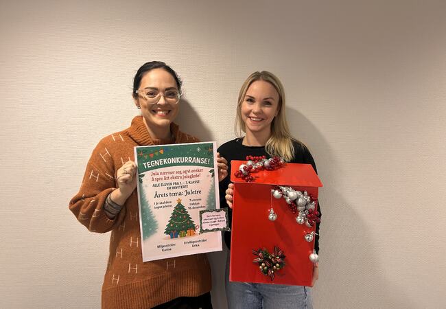 Tegnekonkurranse på barnetrinnet 2025_Erika og Karine