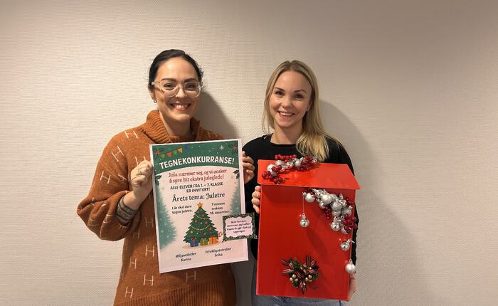 Tegnekonkurranse på barnetrinnet 2025_Erika og Karine