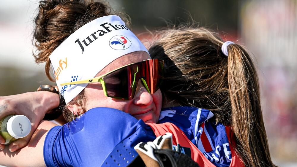 Lou Jeanmonnot et Justine Braisaz Bouchet