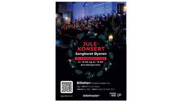 Plakat julekonsert Skøyeren 2025
