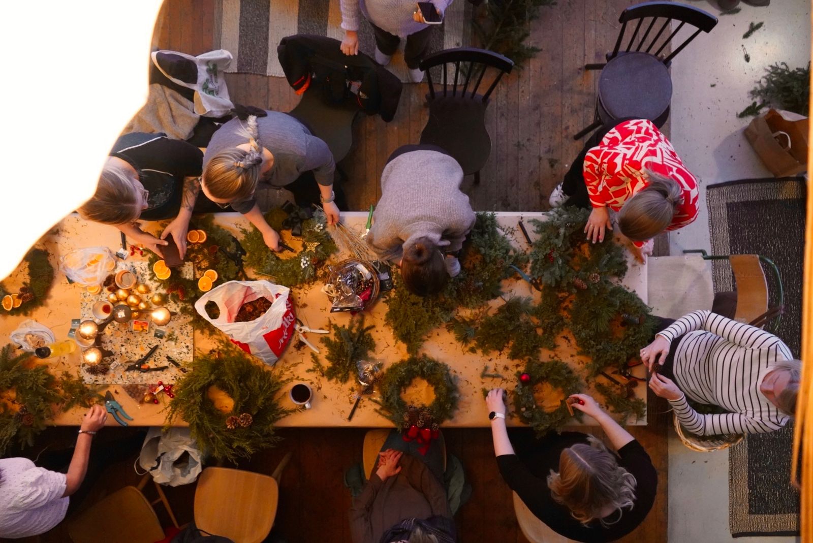 Kurs i kransbinding på Skolo desember 2025