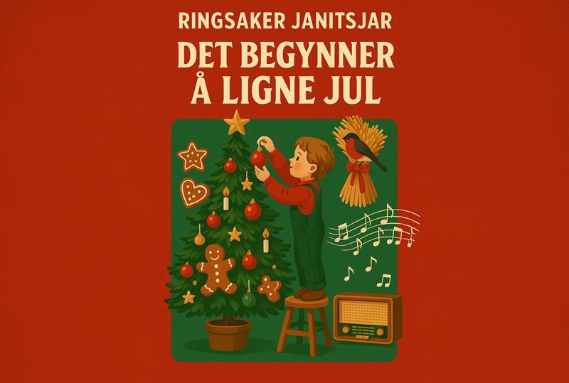 Plakat for arrangementet Det begynner å likne jul