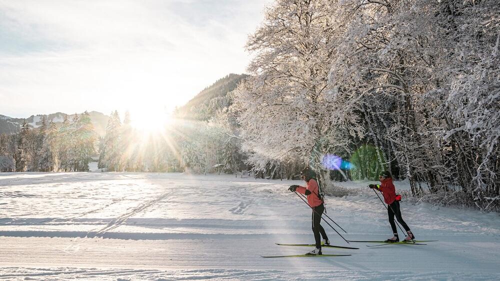 Photo : L.Mayer Ski de fond - Abondance Chatel