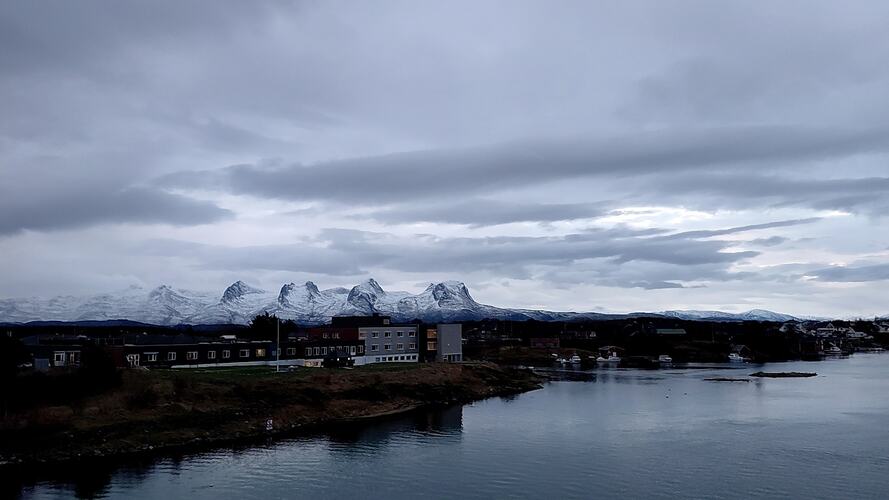 Fra Herøysundbrua. (Foto: Kristin Grande)