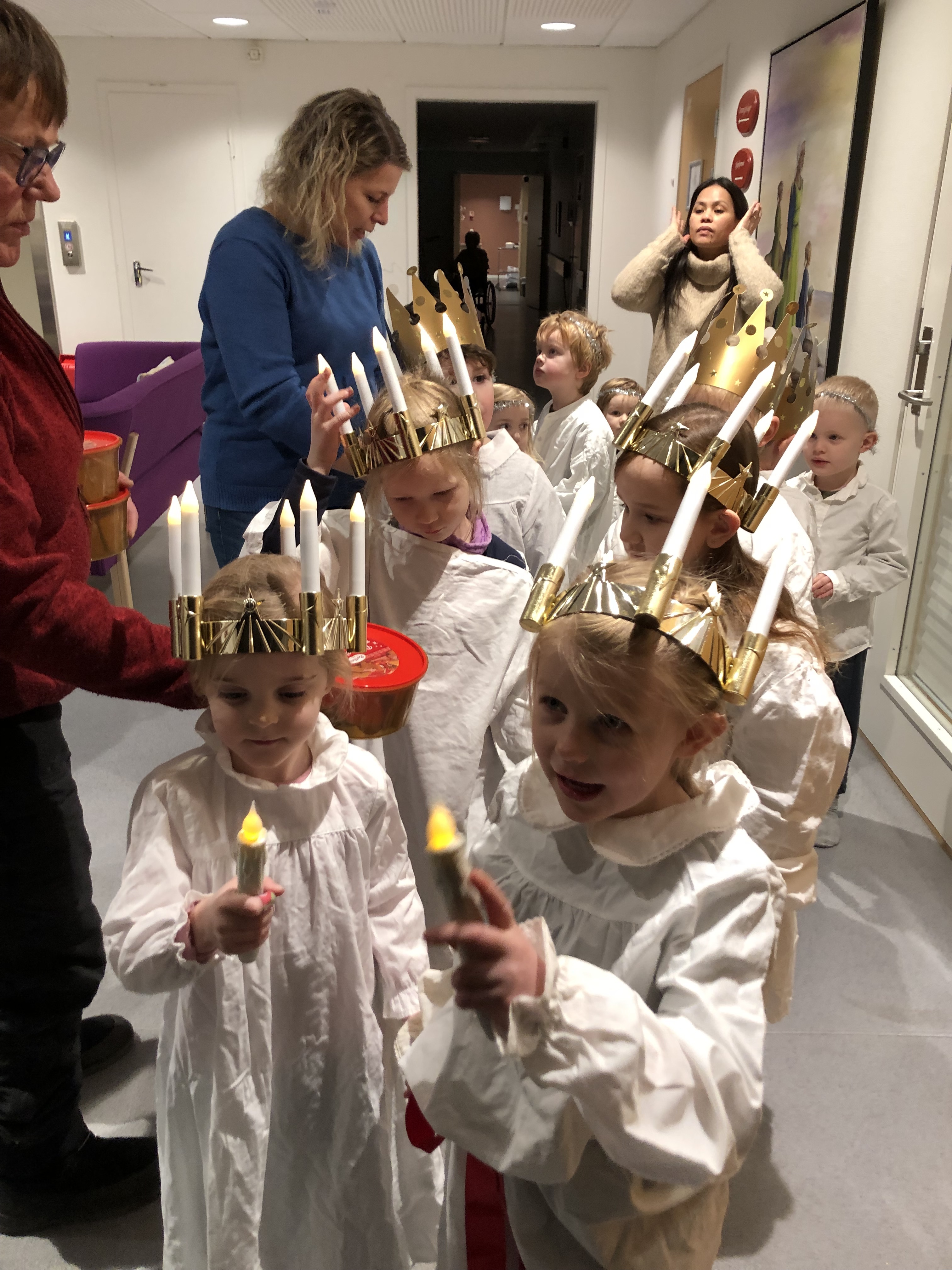 Solli barnehage gikk Lucia på HOS 10