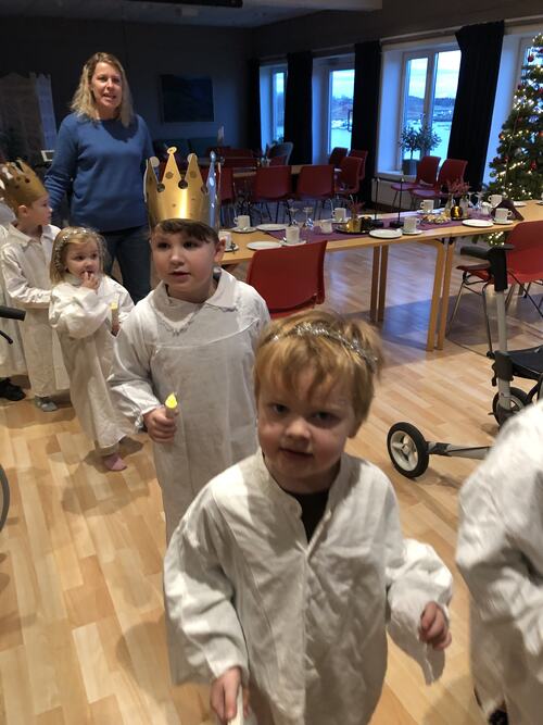 Solli barnehage gikk Lucia på HOS 10