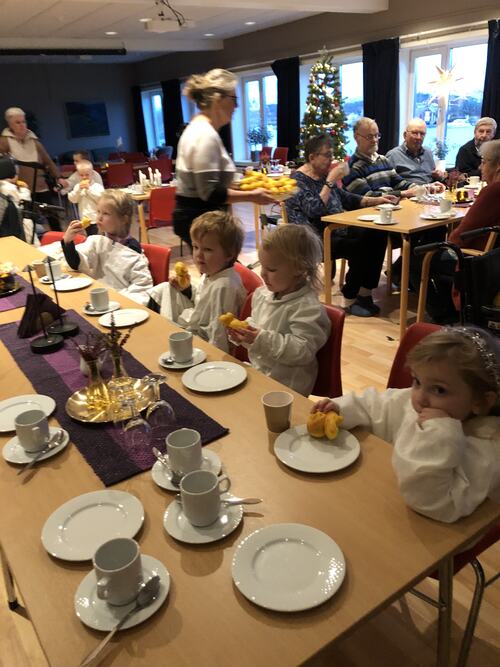 Solli barnehage gikk Lucia på HOS 10