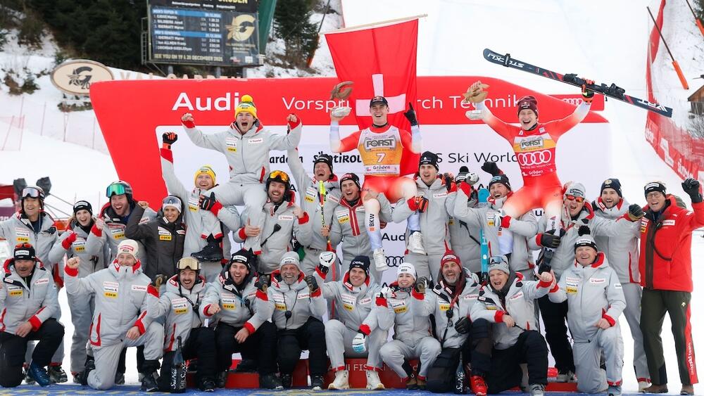 Franjo Von Allmen et Marco Odermatt