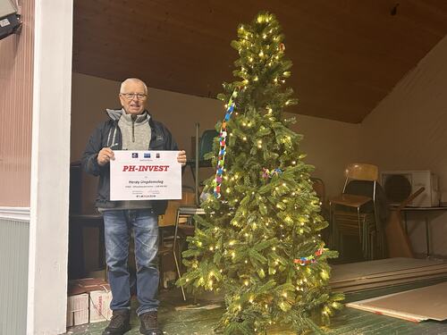 Pengestøtte til Herøy ungdomslag_Harald