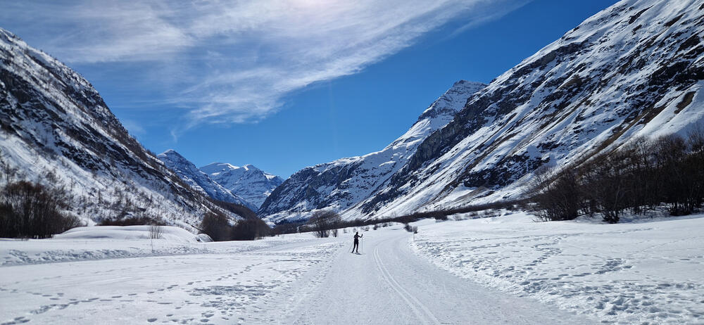Ski de fond à Bessans