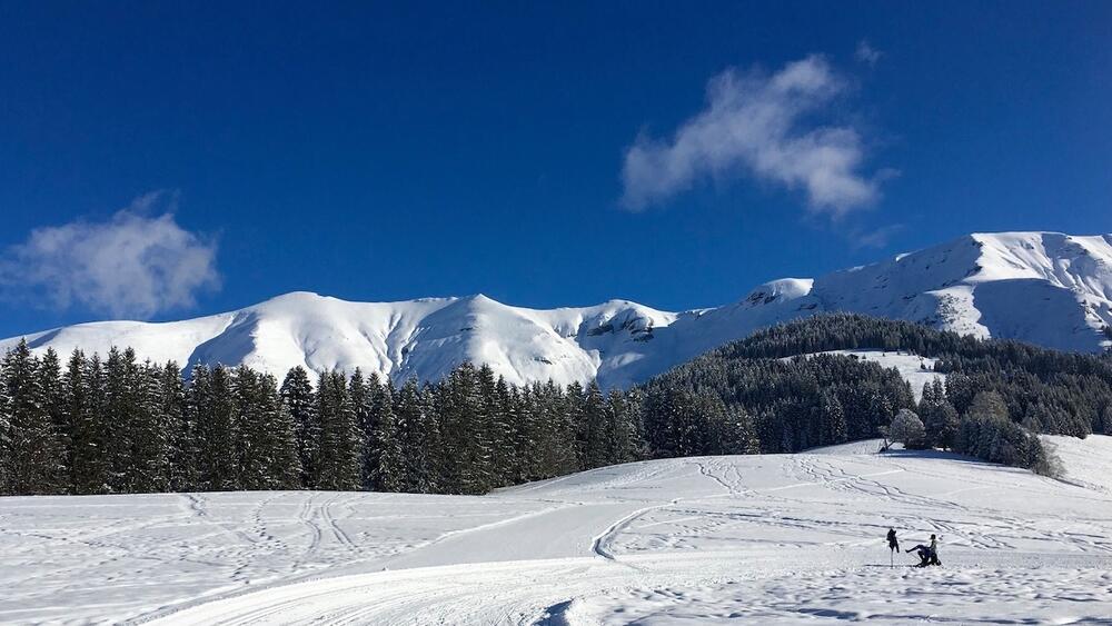 Ski de fond à Megève