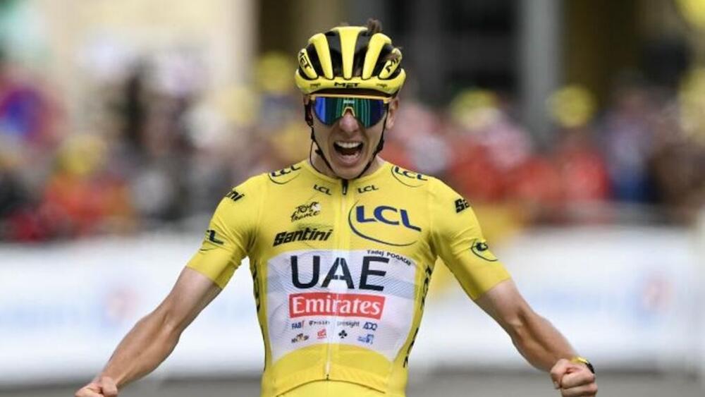 Photo : Le Tour / Officiel Tadej Pogacar