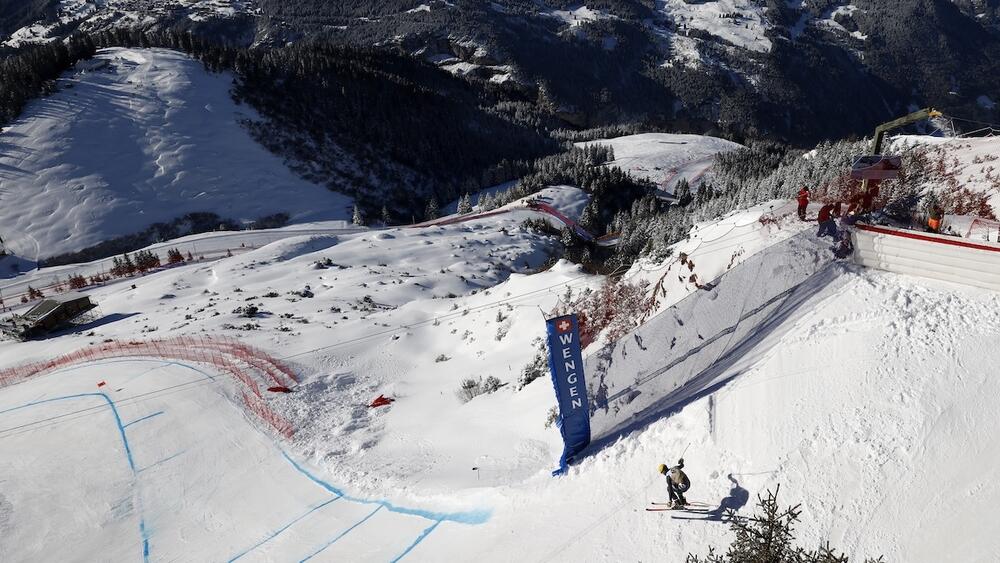 Photo : Agence Zoom Ski alpin programme Wengen