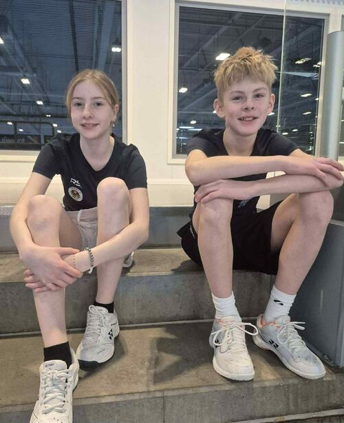 Badminton Frogner 2026_Kaia og Håkon