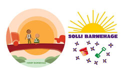 Logo for Herøy barnehage og Solli barnehage.