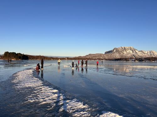 Avslutning på friluftsåret 2025 på Storvatnet_på isen 2