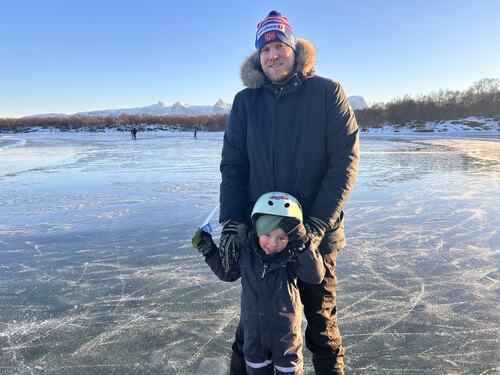 Avslutning på friluftsåret 2025 på Storvatnet_Alexander med sønn