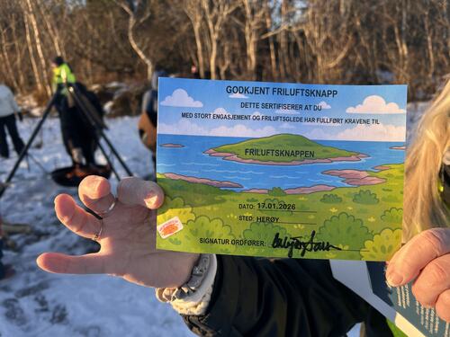 Avslutning på friluftsåret 2025 på Storvatnet_diplom