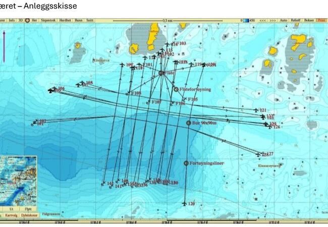 Sørværet - Anleggsskisse