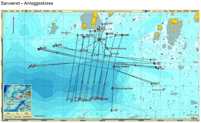 Sørværet - Anleggsskisse