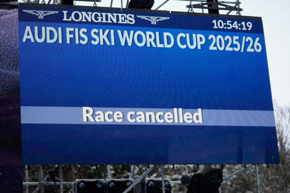 Crans Montana descente annulée