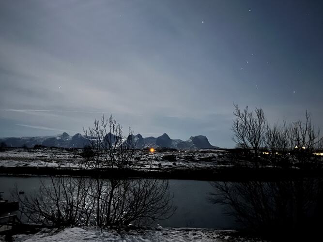 Januarlyset. (Foto: Elbjørg Larsen)