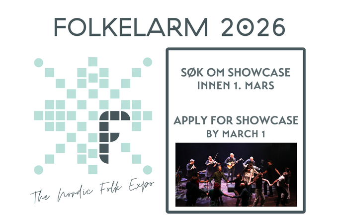 Søk om Showcase på Folkelarm 2026