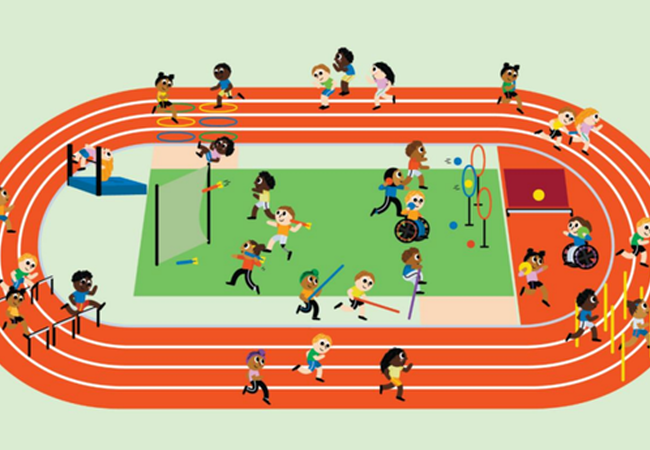 Illustrasjonsbilde for friidrett. Illustrasjonsbilde for friidrett.