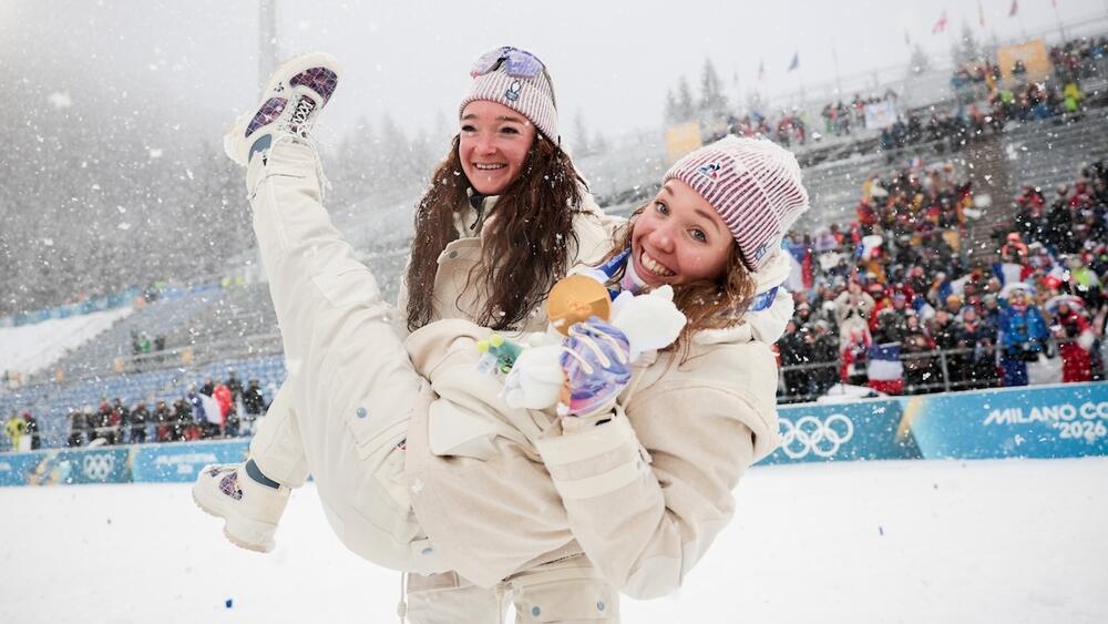 Lou Jeanmonnot et Océane Michelon