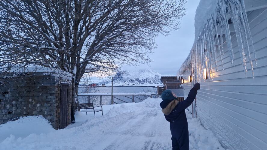 Vinteren setter spor etter seg. (Foto: Elsa Jakobsen)