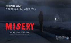 Nordland Teater med stykket, "Misery