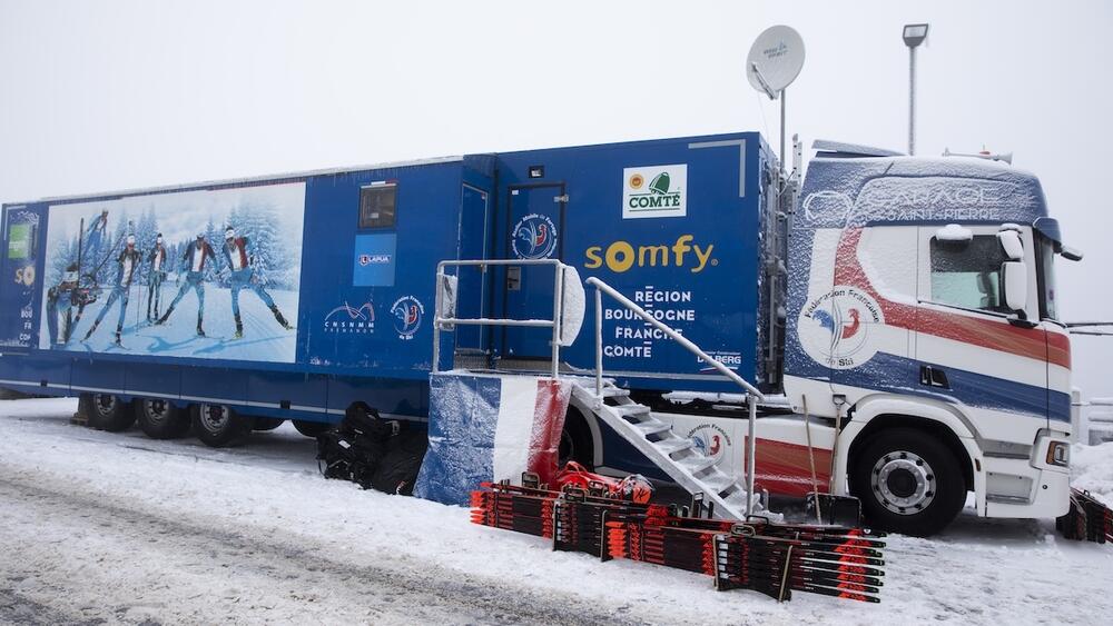 Camion de fartage biathlon