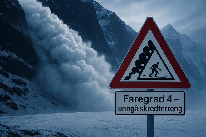 Snøskred faregrad 4