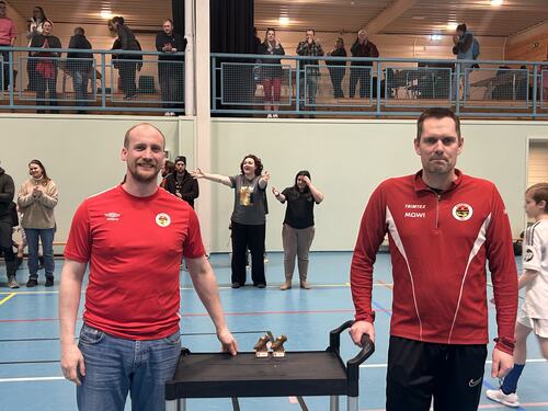 Ørjan og Jan-Terje delte ut premier til alle som deltok.