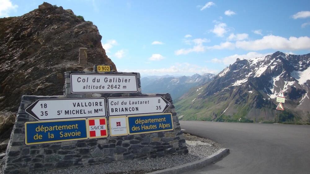 Col du Galibier à vélo